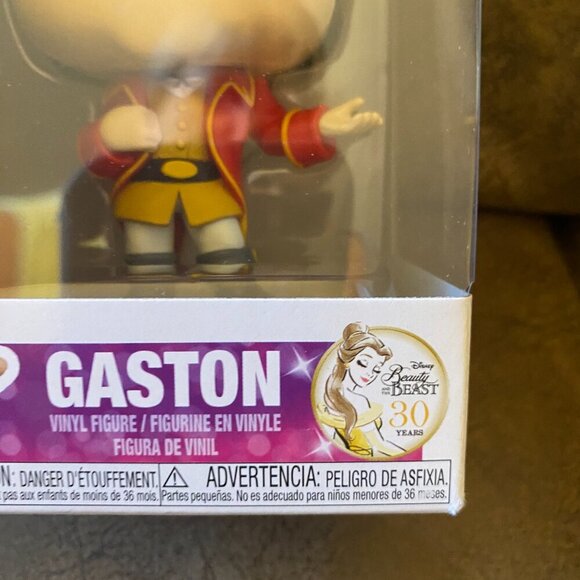 Funko Pop Disney 30th Anniversary Beauty And The Beast Gaston #1134 Vinyl Figure - Picture 5 of 7